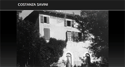 Desktop Screenshot of costanzasavini.it